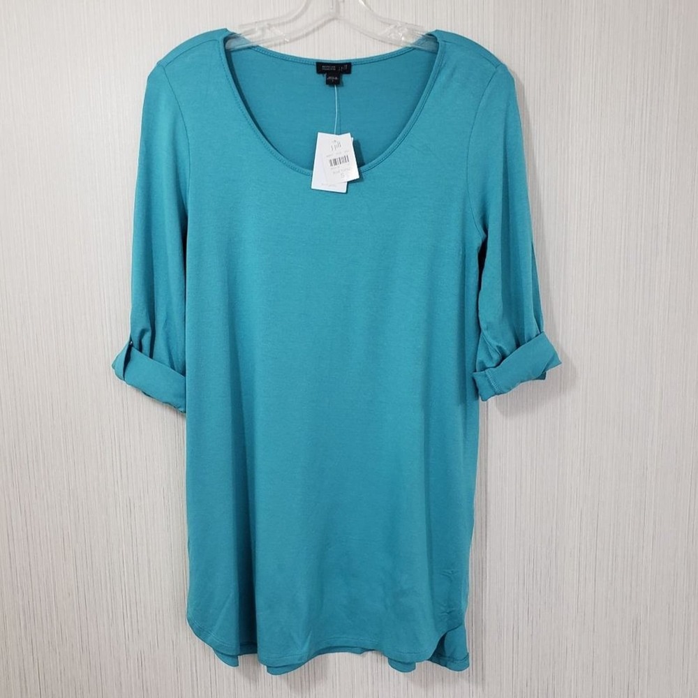 J. Jill NWT wearable collection 3/4‎ tab sleeve tunic top